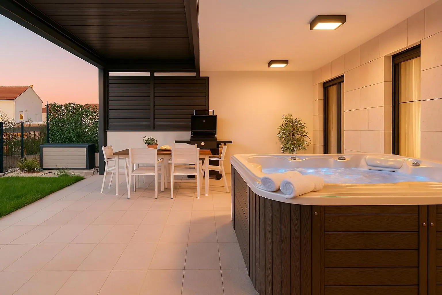 Luxury Apartment Mona With Garden & Jacuzzi In Zadar, Borik